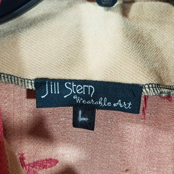 Jill Stern Wearable Art Jacket Size Large - Picture 4 of 5